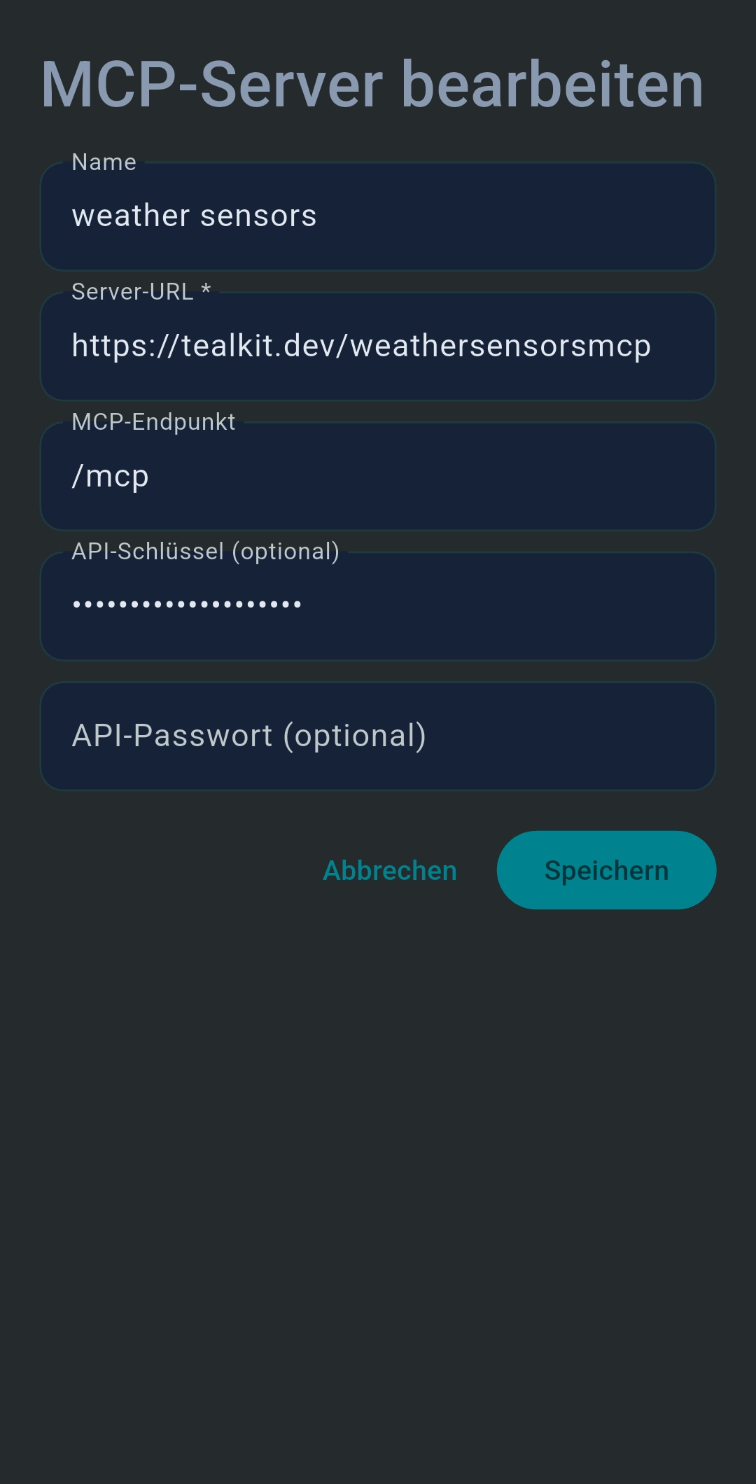 Remote MCP details